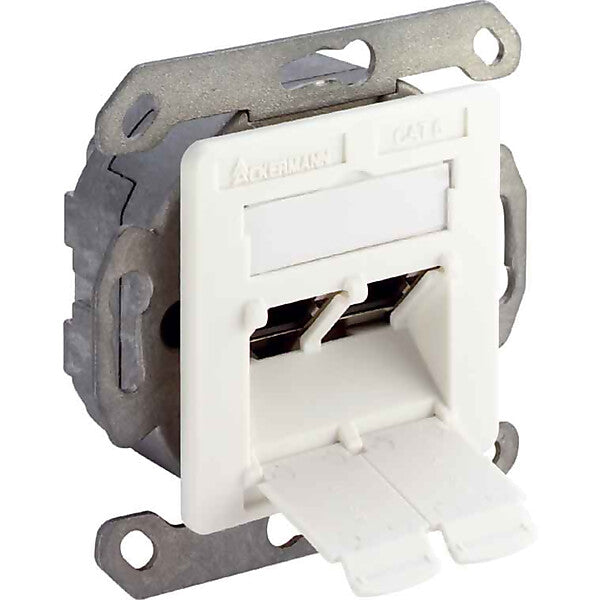 Leviton LSA Dose 2-fach mit Zentralplatte WAEG6V 8/8EKR/EK9010